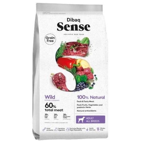 דיבאק סנס נטול דגנים ווילד -חזיר בר ואייל 10 קג לכלב
