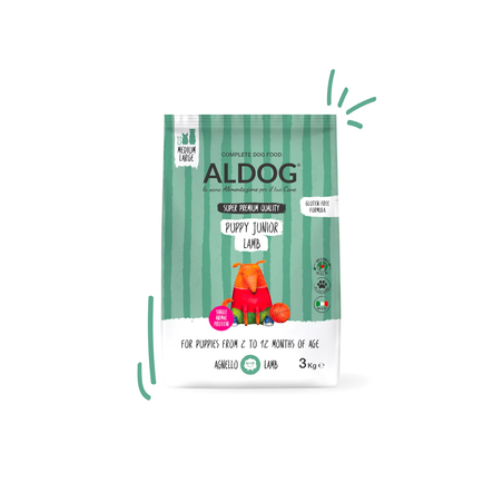 אלדוג מונופרוטאין גורים כבש לגזע בינוני\גדול 3 ק