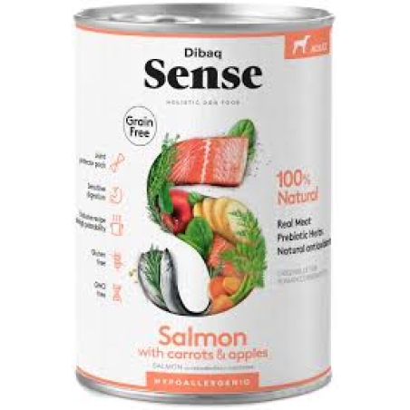 שימורי דיבאק סנס סלמון לכלב 380 גרם Sense