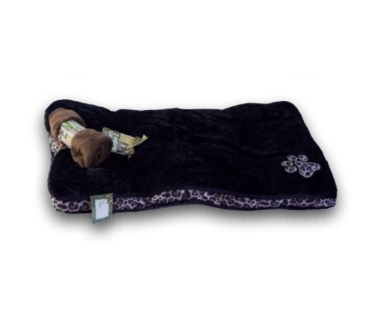 מזרון פרוותי שחור + שמיכת כרבולית L