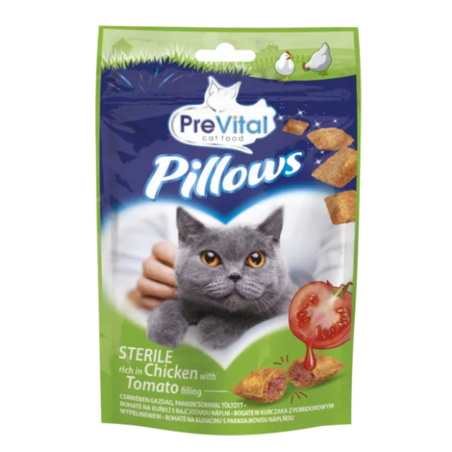 חטיף כריות פרה ויטל PreVital עוף ועגבניות 60 גרם