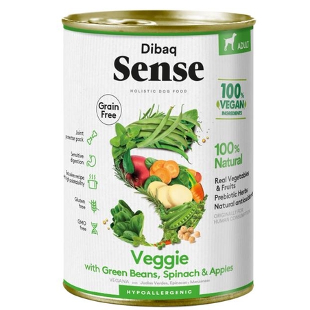 שימורי דיבאק סנס צמחוני לכלב 380 גרם Sense