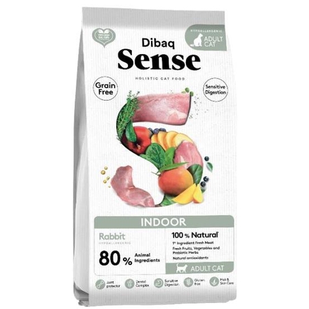 דיבאק סנס נטול דגנים לחתולים ביתיים ארנבת 1.5 ק