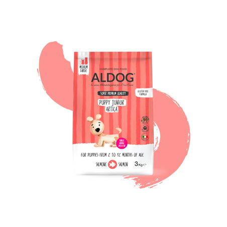 אלדוג מונופרוטאין גורים ארטיקה סלמון לגזע בינוני\גדול 3 ק