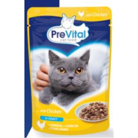 פאוץ 100 גרם עוף ברוטב פרהויטאל