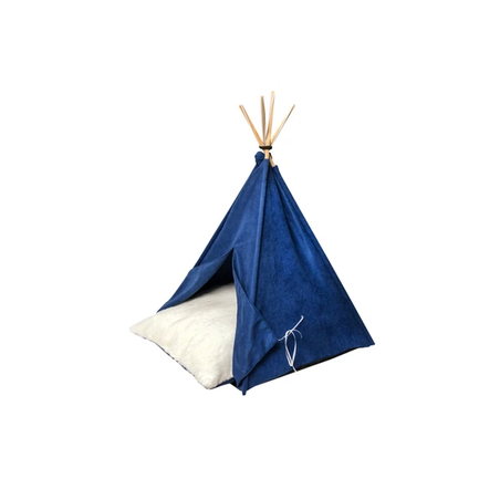 אוהל כחול לחתול מידה cupcake tent m