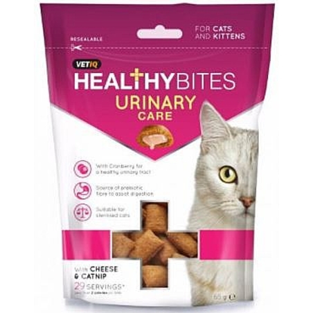 חטיף VET-IQ לחתול למניעת בעיות בדרכי השתן 65 גר' גבינה וקטניפ