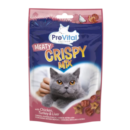 חטיף כריות פרה ויטל PreVital עוף הודו וכבד 60 גרם