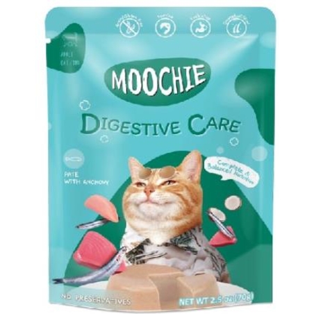 פאוץ מוצ'י לחתול 70 גרם פטה אנשובי לתמיכה במערכת העיכול