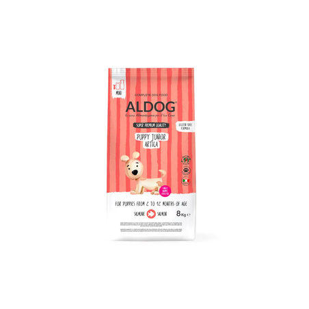 אלדוג מונופרוטאין גורים ארטיקה סלמון לגזע קטן 8 ק