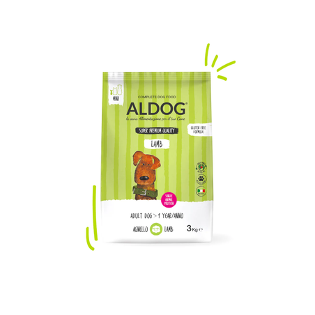 אלדוג מונופרוטאין כבש לגזע קטן 3 ק