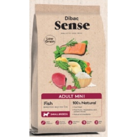 דיבאק סנס מופחת דגנים לכלב מגזע קטן 2 ק