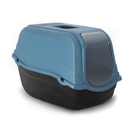 שירותים סגורים רומיאו לחתול דגם ROMEO ECO מפלסטיק ממוחזר כחול