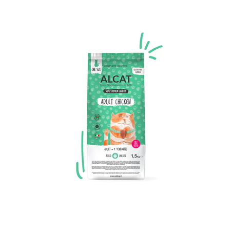 אלקט לחתול בוגר עוף 1.5 ק