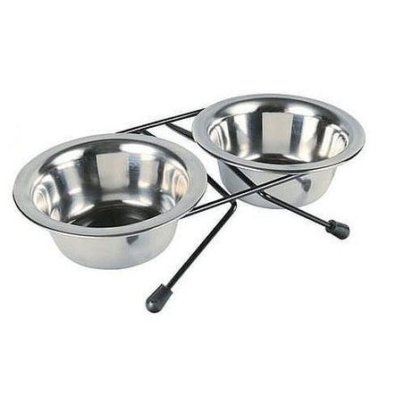 סטנד נירוסטה + 2 קערות 11 ס