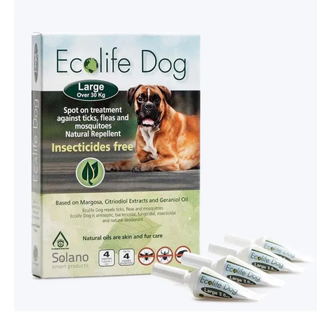 אמפולות אקולייף טבעיות לכלב מעל 30 ק