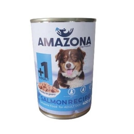 שימורי אמאזונה 400 גרם סלמון לכלב