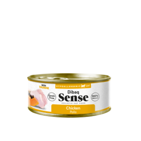 שימורים דיבאק סנס לחתול 70 גרם עוף ללא דגנים