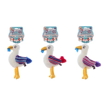 בובת שחף מרשרשת במבחר צבעים 28 סמ