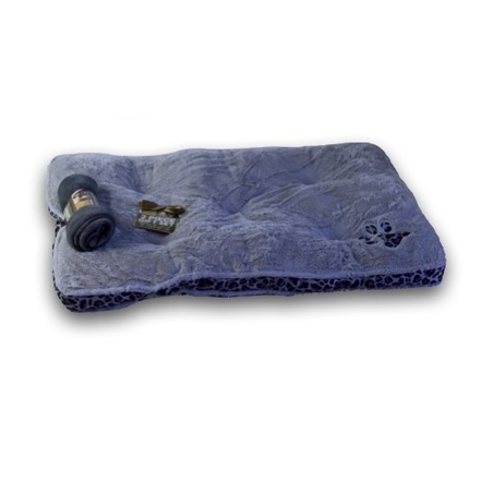 מזרון פרוותי כחול + שמיכת כרבולית L
