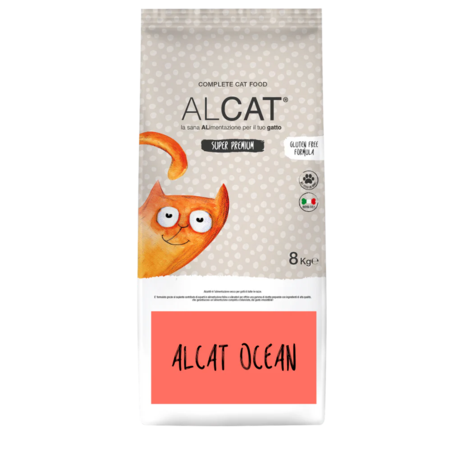 אלקט לחתול בוגר סלמון 8 ק