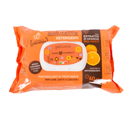 מגבונים טבעיים עם תמצית תפוז וסחלב אורגני