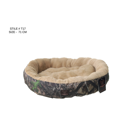 מיטה עגולה פרוותית מעוצבת קוטר 71 ס