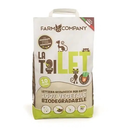 חול מחלבוני ירקות 100% מתכלה 10 ליטר LA TOILET