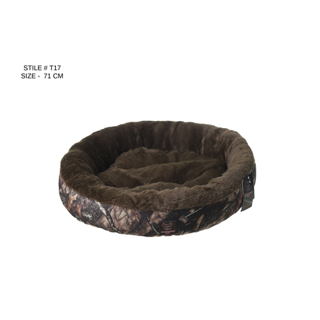 מיטה עגולה פרוותית מעוצבת קוטר 71 ס