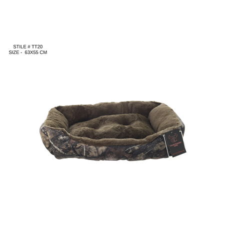 מיטה פרוותית מעוצבת חומה M