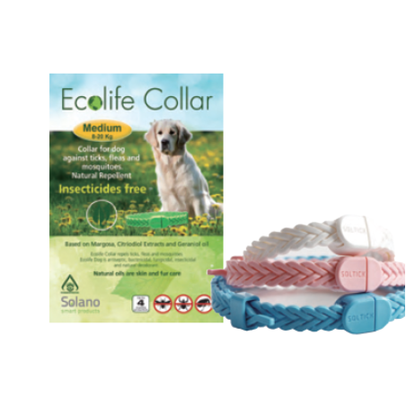 קולר אקולייף טבעי לכלב 8 עד 25 ק