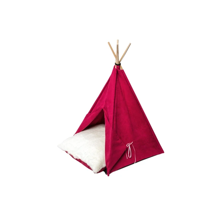 אוהל אדום לחתול מידה cupcake tent m