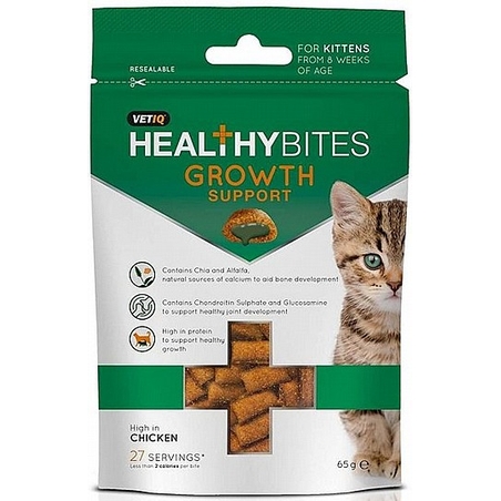 חטיף VET-IQ לגורי חתולים לעידוד גדילה והתפתחות 65 גר' עוף