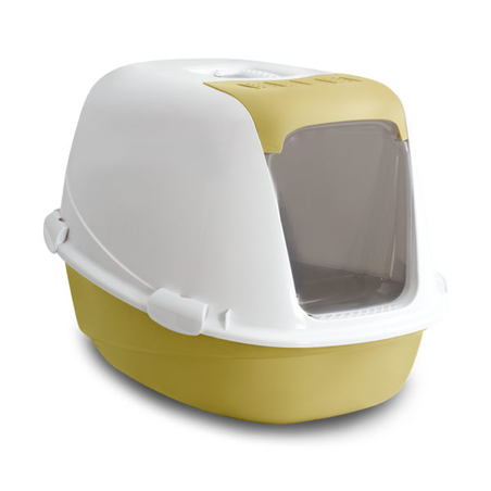 שירותים סגורים מידה גדולה דגם CURVY חרדל