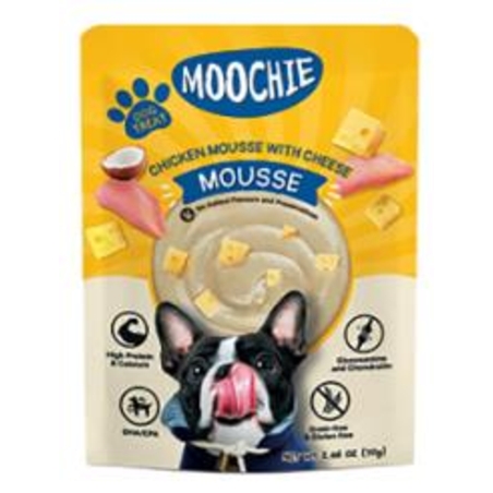 מוצ'י לכלב 70 ג' פטה עוף וגבינה מוס Moochie