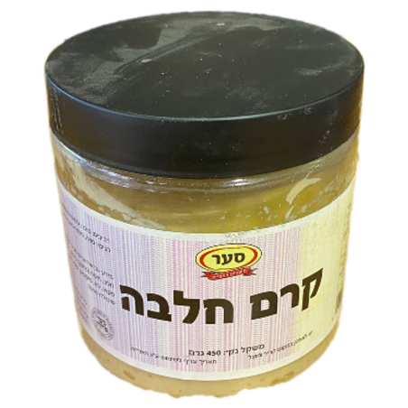 קרם בטעם חלבה 450 גרם