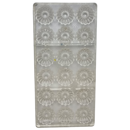 תבנית פוליקרבונט לשוקולד פרח