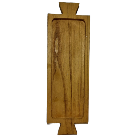 בוצ'ר עץ מלא + שקע