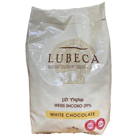 מטבעות שוקולד לבן לובקה 1 ק