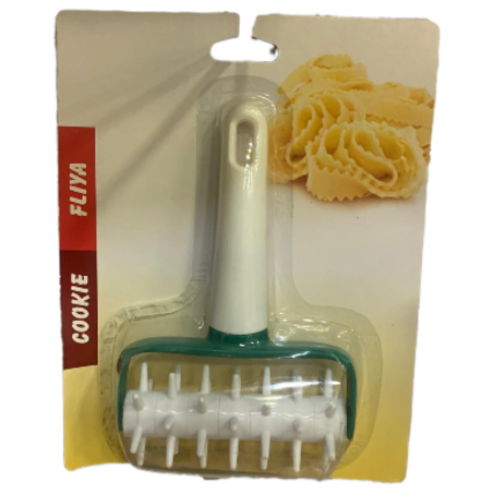 גלגלת קוצים פלסטיק לבצק מקצועית 18*11 ס