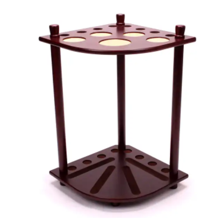 מעמד למקלות ריצפתי פינתי