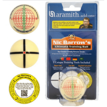 כדור סנוקר בודד 2.16 טלוויזיה ARAMITH של Nic Barrow ארמיט