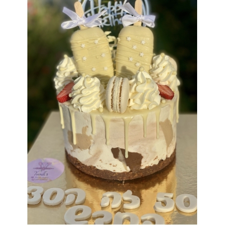 עוגת מוס נוטלה קינדר & מגנומים