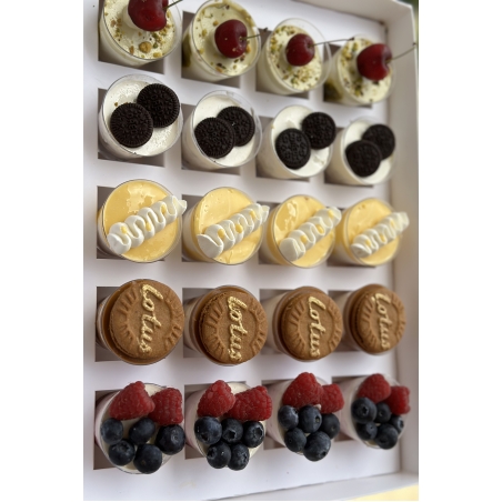 20 קינוחי כוסות פרווה