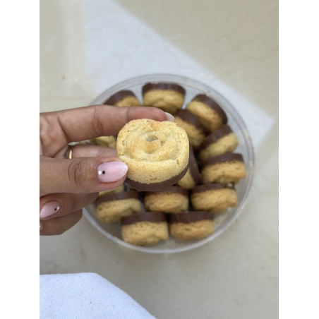 עוגיות חמאה- קרמל - שוקולד