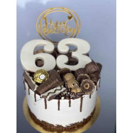 עוגת מוס נוטלה קינדר - קוטר 18