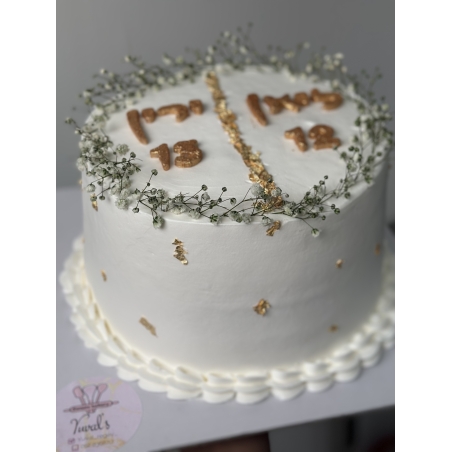 עוגת עיטוף גיבסניות קוטר 20