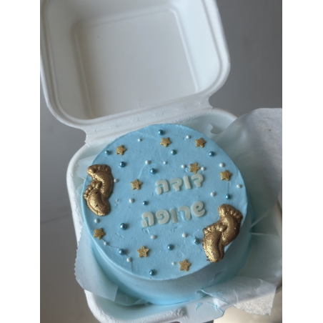 בנטו בעיצוב כחול לרך הנולד