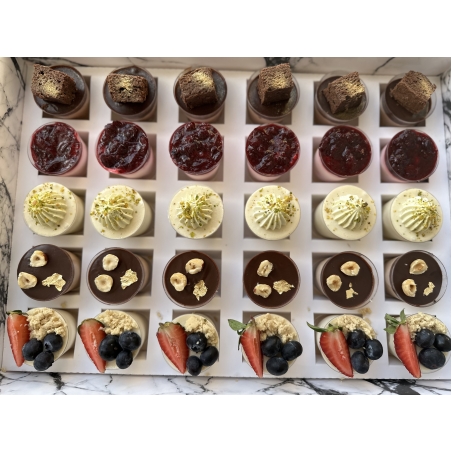 30 קינוחי כוסות פרווה