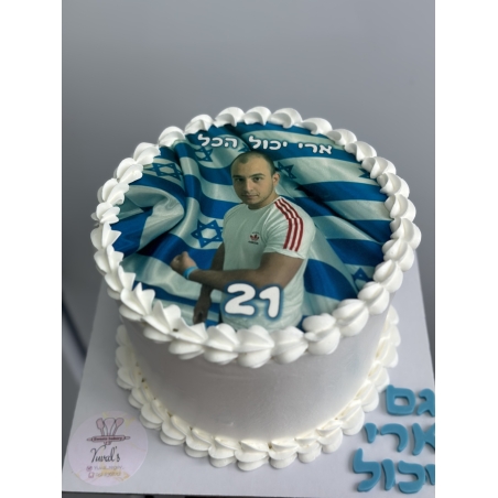 עוגת עיטוף קוטר 18+ דף סוכר